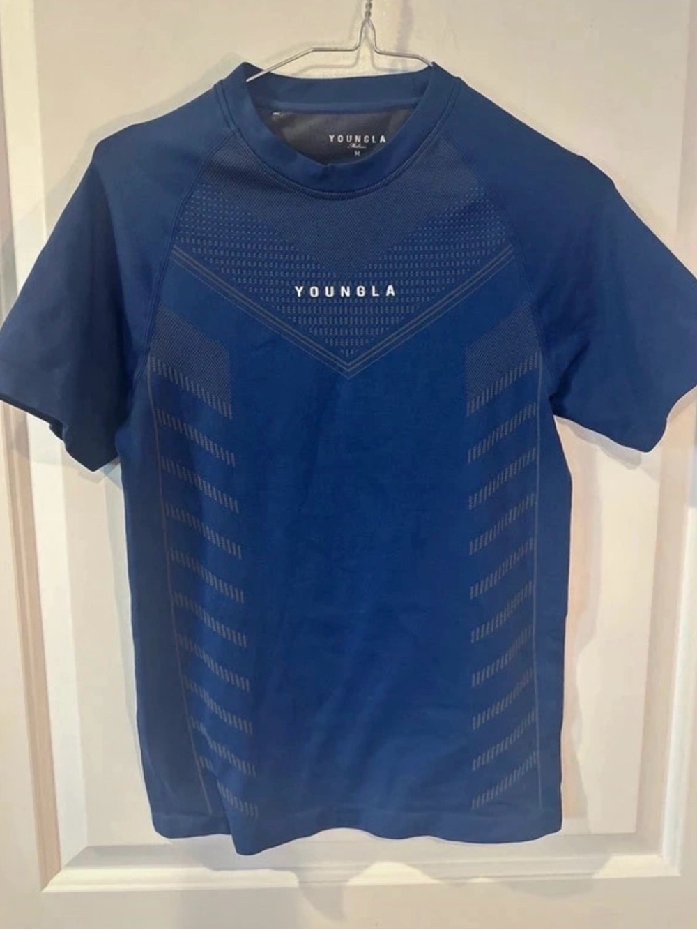 YoungLA Men’s Royal Blue Short-Sleeve Performance Tee
